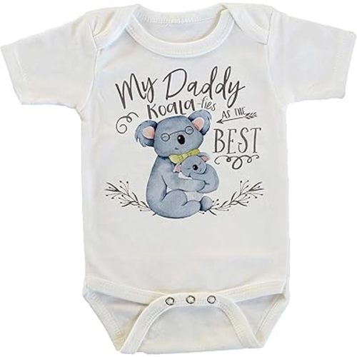 Witty and Bitty My Daddy Koala-fies As The Best Gift for Dad Father Onesie/Bodysuit