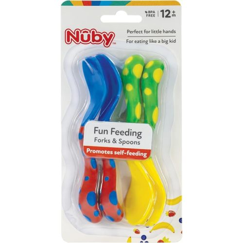Nuby Spoons and Forks - 4 Count