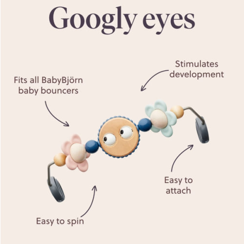 BabyBjörn Toy for Bouncer – Googly eyes