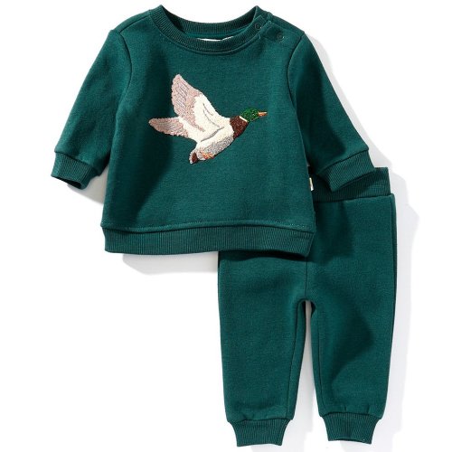 12M - Adventurewear 360 Baby Boys Long Sleeve Duck Top & Pants Set