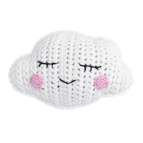 Organic Baby Toys - Cloud Rattle