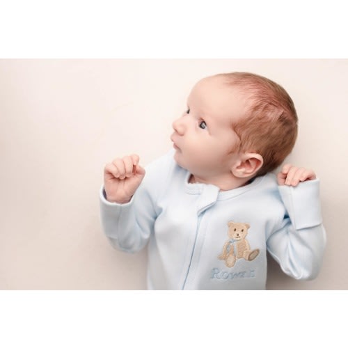 baby boy coming home outfit, teddy bear baby boy outfit, take me home outfit, boys personalized romper, zip footie, teddy bear