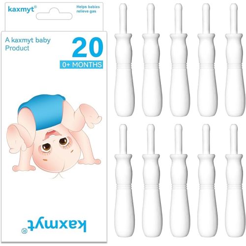 Gas and Colic Reliever for Babies, Effective Instant Constipation Relief for Babies, Natural Solution for Baby Colic and Gas Relief (20 Count, White)