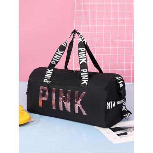 Fitness Bag with Shoe Compartment, Stylish Letter Design Large - TikTok Shop