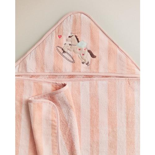 UNICORN KIDS' HOODED BATH TOWEL