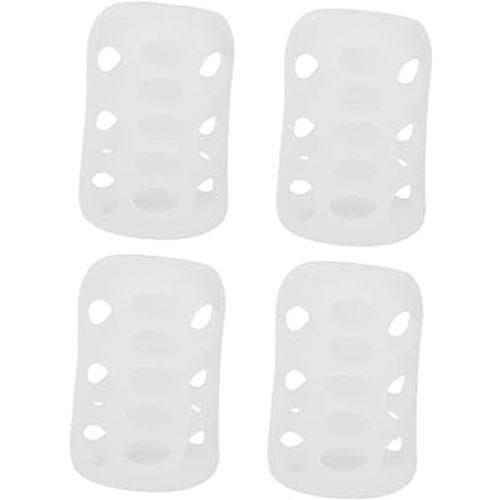 TOYANDONA Infant Bottles Feeding Glass Covers Baby Bottle Cover Silicone Bottle Case Nursery Bottle Protector Cover Baby Bottle Protector Cover Nursery Bottle Cover Protection Cap Milk 4pcs