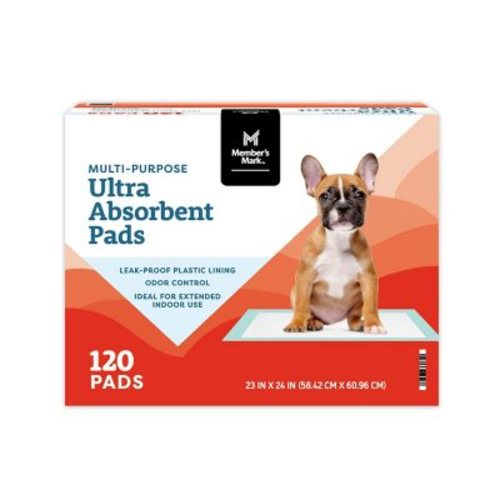 Member's Mark Multipurpose Ultra Absorbent Training Pads, 23" x 24", 120 ct. - Sam's Club