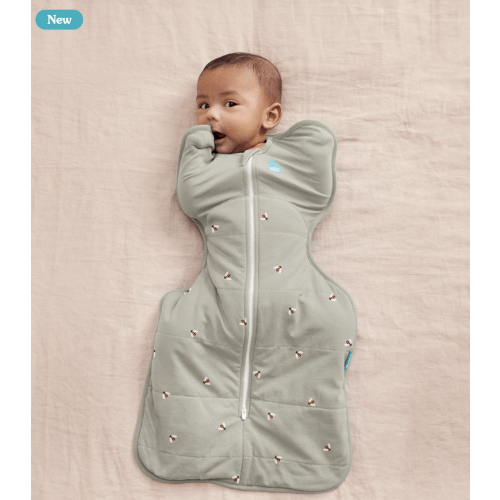 Swaddle Up™ 2.5 TOG Cotton Olive Bees