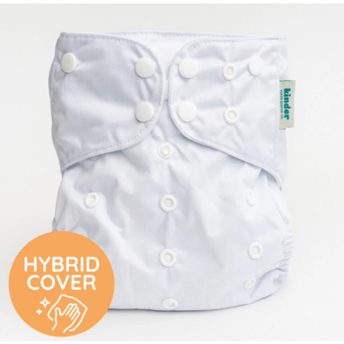 Color: Cotton • Essentials Hybrid Wipeable Diaper Cover