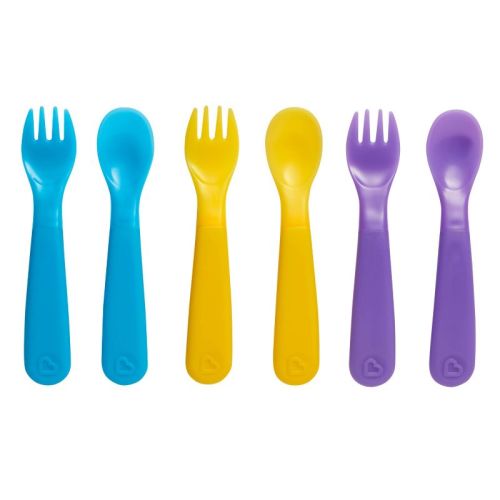 Munchkin ColorReveal Color Changing Toddler Forks and Spoons - 6pk