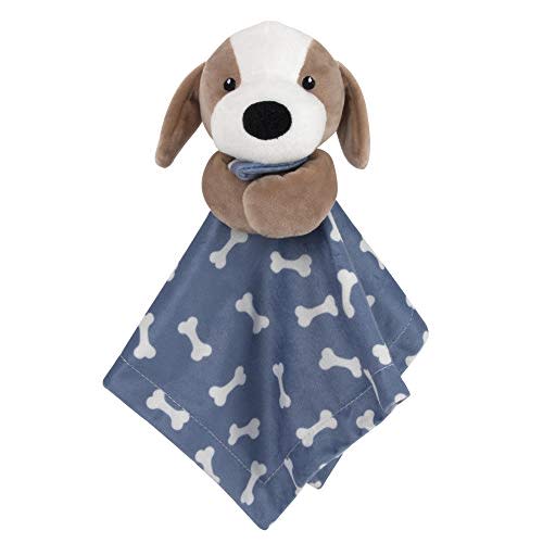 Minky Animal Snuggler Lovey Blanket for Kids, Babies, Boys, Girls, Gender Neutral Security Blanket with Stuffed Animal
