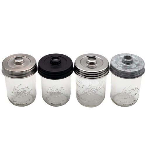 Threaded Lid Adapter for Mason Jars