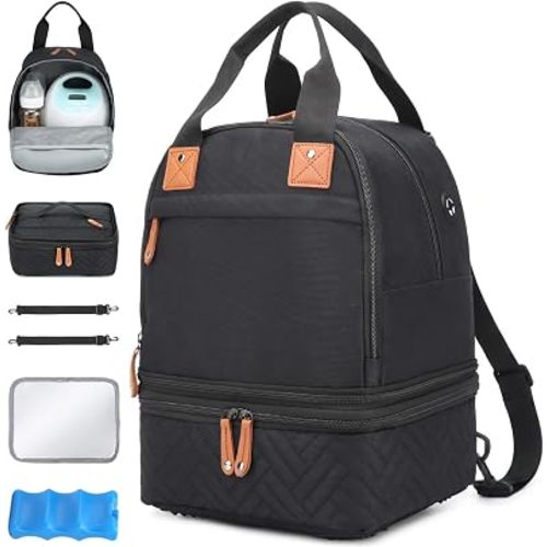 Breast Pump Bag Fit for Spectra S1 and S2, Portable Pump Carrying Case