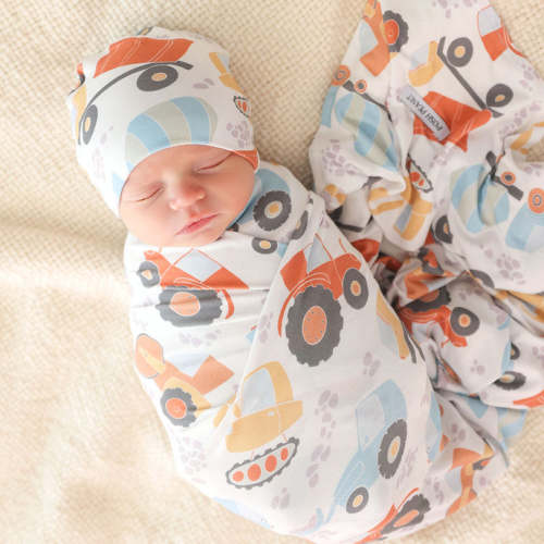 Emmett Swaddle And Beanie Set – 4 Kids Only