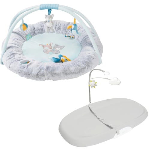 Nursery Style Changing Pad + Playmat with Arch Tim and Tiloo Bundle
