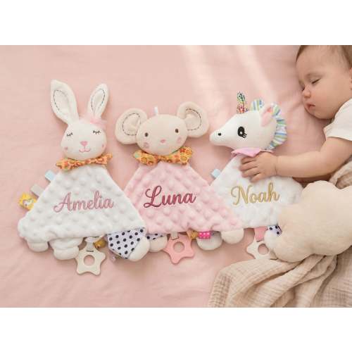 Personalized Embroidered Baby Comforter,Baby Comforter Blanket,Custom Embroidered Baby Comforter,Baby Gift,Embroidered Baby Name Comforter