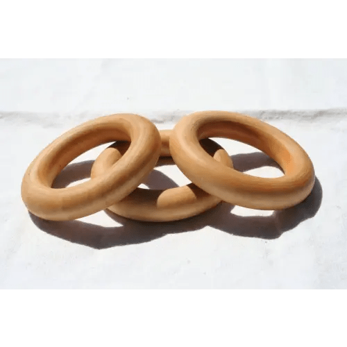 Wooden Ring - Set of Three - Essential Montessori — Essential Montessori