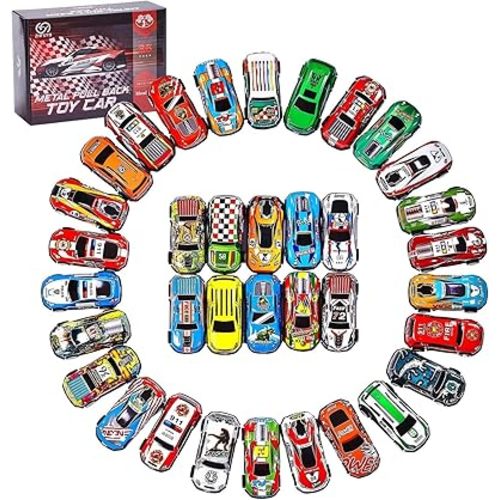 36PCS Metal Pull Back Cars Toy for Kids