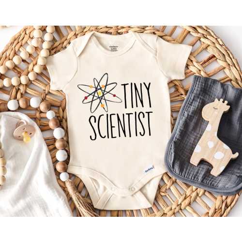 Tiny Scientist Baby Onesie®, Future Scientist Bodysuit, Baby Scientist Gift, Newborn Baby Onesie®, Science Baby Bodysuit (SC-RUAiOKS2)