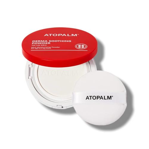ATOPALM | Derma Soothing Powder Pact | Cornstarch Baby Powder Talc Free | Panthenol for Calming Sweat Rash | Prevent Prickly Heat | Baby Powder Travel Size | Gentle Baby Skin Care | 0.8 oz (23g)