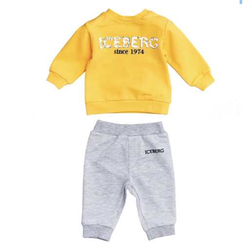 ICEBERG Marigold Scribble Logo Baby Set