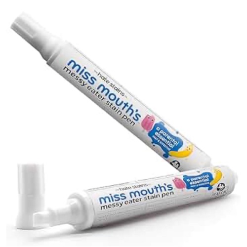 Miss Mouth's Messy Eater Stain Treater Pen - 2 Pack To Go Instant Stain Remover Pen - Newborn & Baby Essentials - On-The-Go & Travel Essentials
