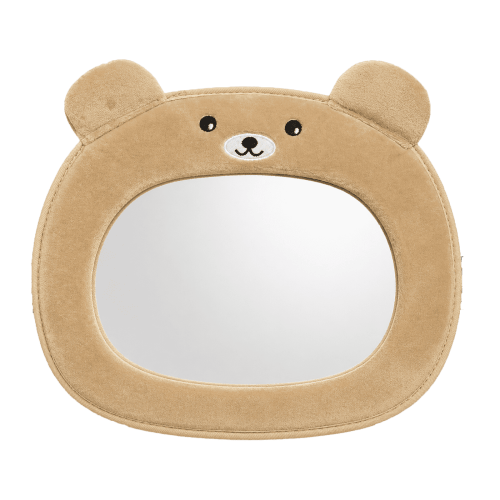Lulyboo Back Seat Baby Car Mirror – Bear, Shatter Resistant Infant Car Seat Mirror