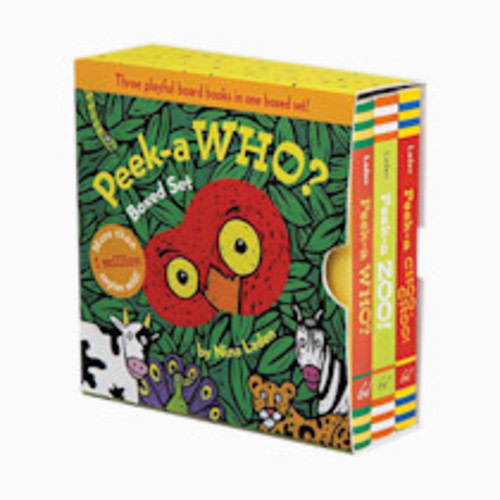 Peek-a Who? Boxed Set: (Children's Animal Books, Board Books for Kids)