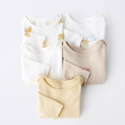FIVE-PACK OF BIRD BODYSUITS - Multicolored | ZARA United States