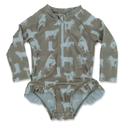 Rustic Roots Infant Long Sleeve Swimsuit – Cowkid Clothing Company