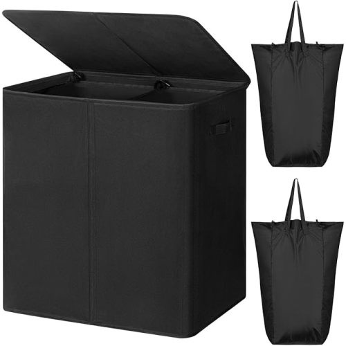 2 section Laundry Basket