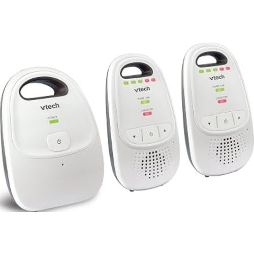 VTech Upgraded Baby Monitor with Rechargeable Battery, Long Range, Crystal-Clear Sound, and Alerts