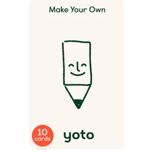 Make Your Own Cards (Pack of 10 blank cards) for Yoto Player