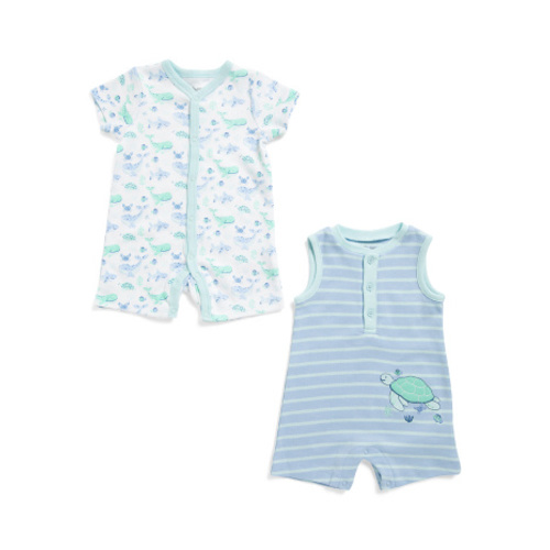 Newborn Boys 2pk Sea Life Knit Rompers | Baby Boys (0-24m) | Marshalls