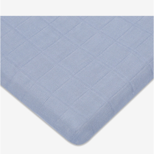 All-Stages Bassinet Sheet in GOTS Certified Organic Muslin Cotton