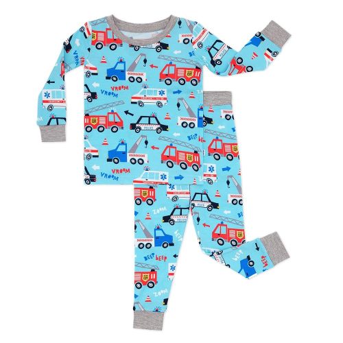Little Sleepies Two-Piece Pajama Set for Boys & Girls, Soft Viscose from Bamboo Toddler Pajamas for Kids, Family Matching PJs