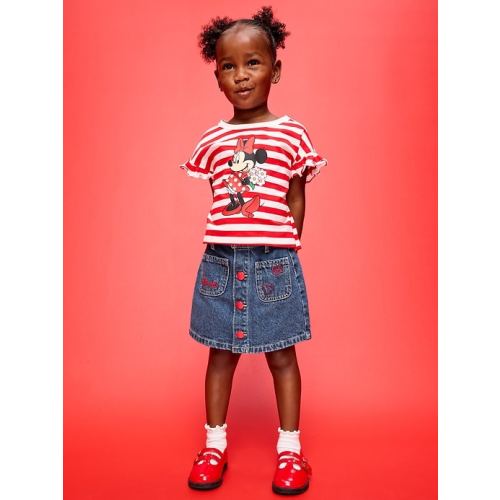 Old Navy x Disney Minnie Mouse Jean Skirt for Toddler Girls