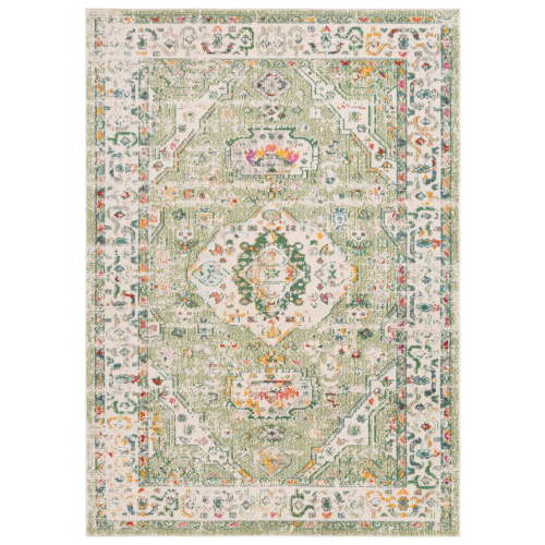 SAFAVIEH Madison Trenton Oriental Area Rug, Sage/Ivory, 8' x 10'