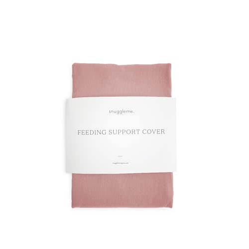 Snuggle Me Organic Feeding Support Pillow Cover, Machine Washable 100% Organic Cotton, Soft Nursing Cover for Breastfeeding, Pillow Slipcover for Baby Girls Boys Newborn - Gumdrop