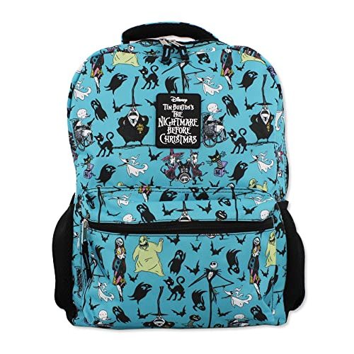 Disney Nightmare Before Christmas Kids 16 Inch School Backpack (One Size, Teal)