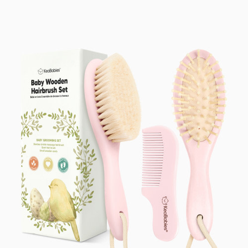 Baby Hairbrush Set - Blush