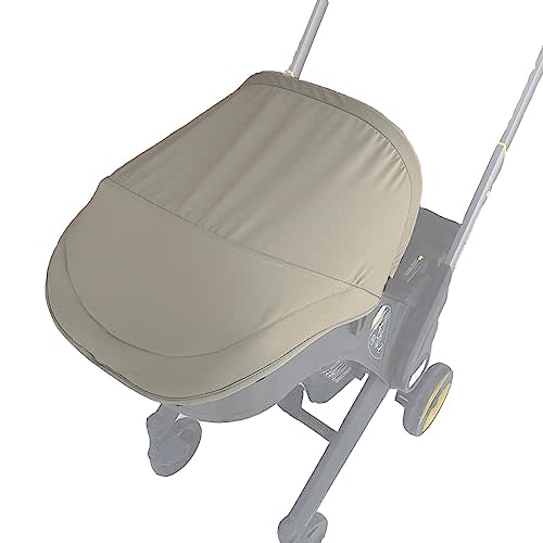 Stroller Replacement Accessories Canopy, Protection Shield, Textile Sun Shade Compatible with Doona Car Seat & Stroller (Natural Green)