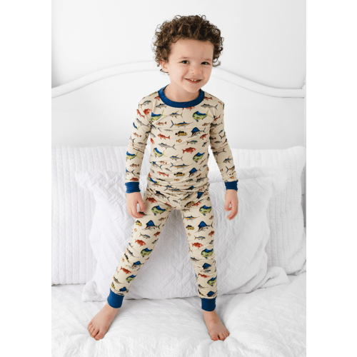 Deep Sea Fishing Bamboo Pajama Set – Little Crowns & Capes