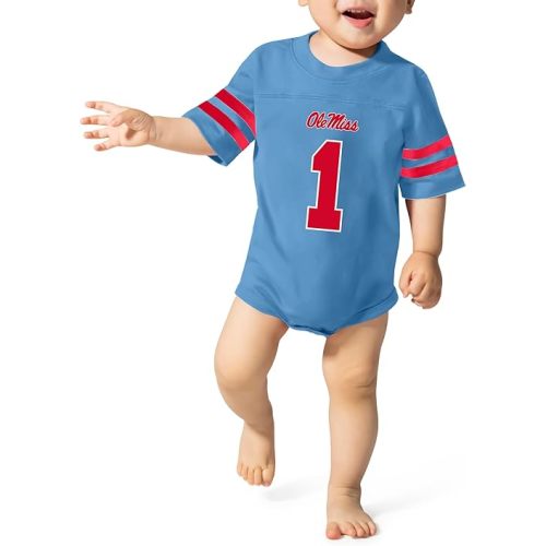 Little King College Football #1 Infant Jersey Game Romper-Sizes 6M 12M 18M