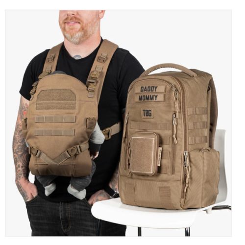 Daypack Diaper Bag & Baby Carrier Bundle - Durable, Versatile Gear – Tactical Baby Gear