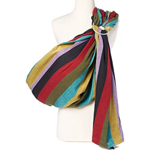 Hip Baby Wrap Ring Sling Baby Carrier for Infants and Toddlers - Beautiful, 100% Soft Cotton Baby Wraps Carrier for Babies 8-35 lbs - Perfect Baby Shower Gifts Moms and Dads - Nursing Cover (Autumn)