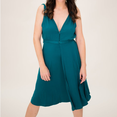 Juliet Labor & Postpartum Gown in Deep Teal-Limited Time – Lila