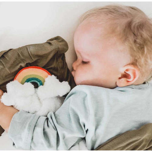 Little Rainbow Lovey Blanket - Lucy Darling | Maisonette