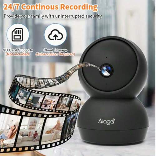 Alaga 2K Baby Monitor Camera - Radiation Free Design, Secure Local Storage, Motion Detection, Two-Way Audio, Night Vision, 360 ° Panoramic Coverage - Without Battery/Baby Needs | SHEIN USA