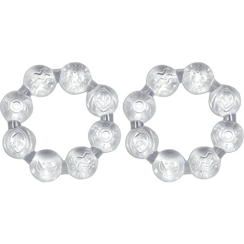 Cooling Ring Teether-Clear (Pack of 2)